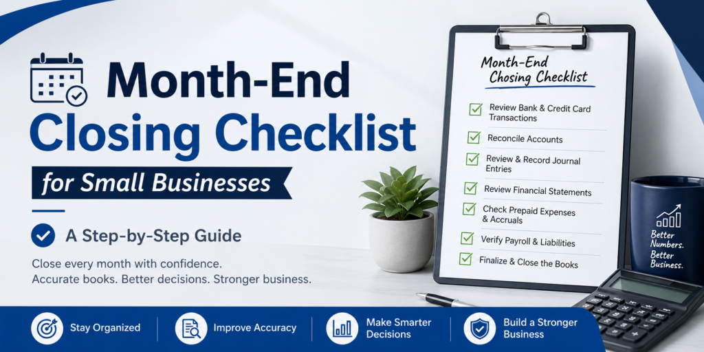 Month-End Closing Checklist for Small Businesses: A Step-by-Step Guide